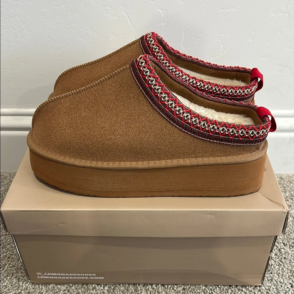 Talulah Faux Ugg Slippers - Picture 1 of 5